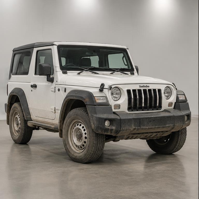 Mahindra Thar transformation concept — before